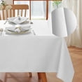 thumbnail image 1 of Rectangle Tablecloth - Linen Textured Farmhouse Table Cloth Water Resistant Wrinkle Free Washable Fabric Table Cover for Kitchen Dining Tabletop Decoration, 1 of 10