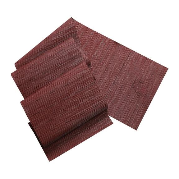 Rectangle Tablecloth PVC Textured Waterproof & Stain Resistant Table Cloth Heavy Weight Wrinkle Free Decorative Fabric Farmhouse Table Cover for Dining/Party/Buffet/Wedding/Rustic(Wine,53.15x11.81")