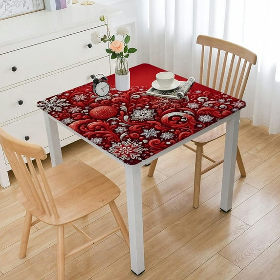 Rectangle Tablecloth Stainproof Tablecloths, Wipeable Table Cloth Wrinkle-Free for Round/Rectangle/Oval/Square/Dining/Party/Wedding, Balls