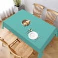 thumbnail image 1 of Rectangle Tablecloth Teal Green Oblong Table Cover Washable Table Cloths for Kitchen Dinning Party Tabletop Modern Decoration 60 x 102inch, 1 of 8