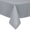 thumbnail image 1 of Rectangle Tablecloth Washable Polyester Table Protector Light Gray 83" x 59", 1 of 8