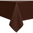 thumbnail image 1 of Rectangle Tablecloth - Waterproof and Wrinkle Resistant Washable Polyester Table Cloth for Kitchen Dining/Party/Wedding Indoor and Outdoor Use (60 x 120 inch, Chocolate), 1 of 6