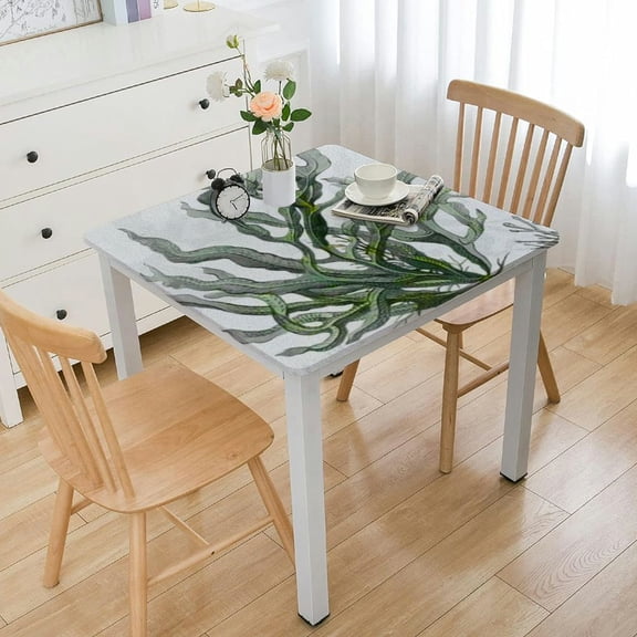 Rectangle Tablecloth Waterproof &amp; Stainproof Tablecloths,Wipeable Table Cloth Wrinkle-Free for Rectangle/Square/Party,