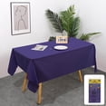 thumbnail image 1 of Rectangle Tablecloths - 53.9"x 72" - Disposable Tablecloths for Wedding, Party, Banquet, formal Events, 1 of 7