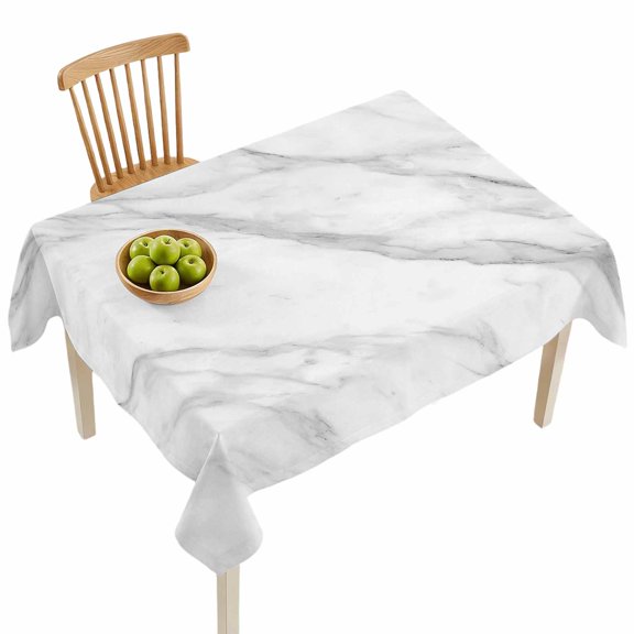 Rectangle Tablecloths, Abstract Marble Texture Waterproof Table Cloths, Nature Stone Artwork Spillproof Decorative Dining Table Covers for Kitchen,Indoor Outdoor Parties, Camping 60x84in