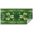 thumbnail image 1 of Rectangle Tablecloths St Patrick Clover Green Table Cloth, Water Resistant Fabric Wrinkle Free Soft Table Covers for Dining Room Parties Holiday Dinner, Wipeable Tabletop Cover Kitchen 60x120 Inch, 1 of 6