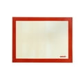 thumbnail image 1 of Rectangle Tan and Red Silicone Full Size Baking Mat - Ultra Durable - 15 3/4" x 23 1/2" - 1 count box, 1 of 11