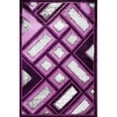 thumbnail image 1 of Rectangle Tillie Purple Shag 8 ft. x 10 ft. Area Rug for Entryway, Living Room, Dinning Room, etc., 1 of 7