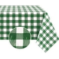 thumbnail image 1 of Rectangle Vinyl PVC Tablecloth, 100% Waterproof Buffalo Plaid Plastic Table Cloth, Oil Proof Heavy Duty Wipeable Table Covers for Dining/Camping/Picnic/Outdoor - 54 x 78, Light Blue, 1 of 6