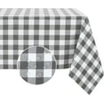 thumbnail image 1 of Rectangle Vinyl PVC Tablecloth, 100% Waterproof Buffalo Plaid Plastic Table Cloth, Oil Proof Heavy Duty Wipeable Table Covers for Dining/Camping/Picnic/Outdoor - 54 x 78, Light Blue, 1 of 6