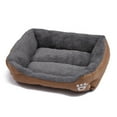 thumbnail image 1 of Rectangle Washable Dog Bed,Warming Comfortable Square Pet Bed Simple Design Style,Durable Dog Crate Bed for Medium Large Dogs, 1 of 7