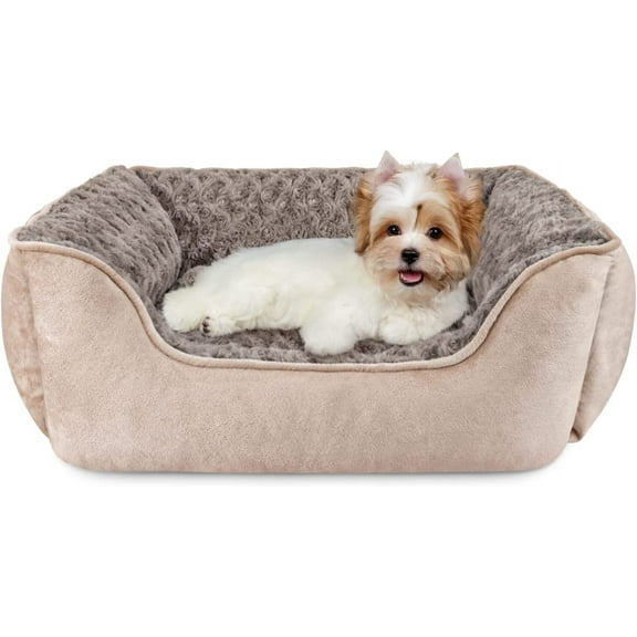 Rectangle Washable Orthopedic Dog Bed – Soft Breathable Cuddler, Anti-Slip, Durable, for Large/Medium/Small Dogs