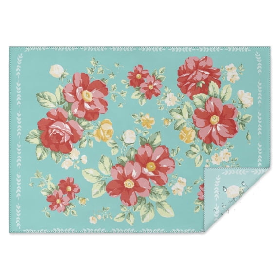 Rectangle Waterproof Pioneer Pink Peel Tablecloth Reusable Washable Weight Fabric Table Covers for Restaurant,Picnic,Indoor and Outdoor Dining 60 Inch X 84 Inch
