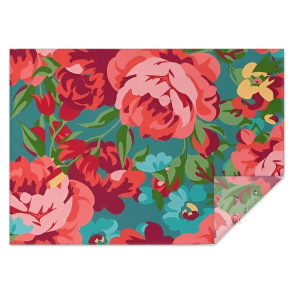 Rectangle Waterproof Pioneer Tablecloth Reusable Washable Weight Fabric Table Covers for Restaurant,Picnic,Indoor and Outdoor Dining 60 Inch X 84 Inch