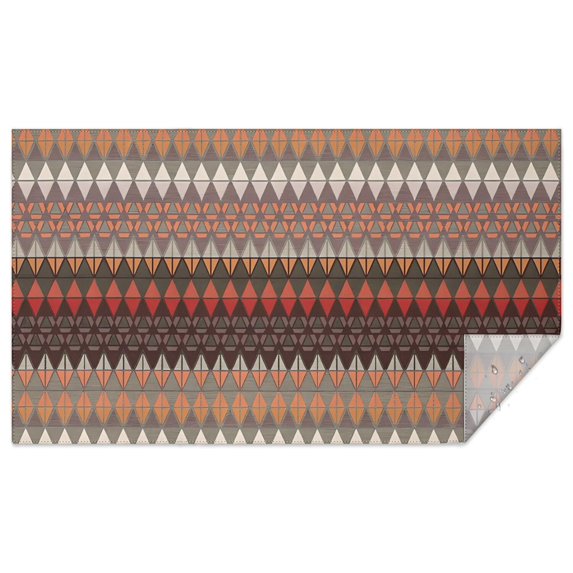Rectangle Waterproof Tablecloth 60×102 Inch, Bohemia Style Reusable Indoor/Outdoor Durable Table Cover for Party Kitchen Dinner Room Decor