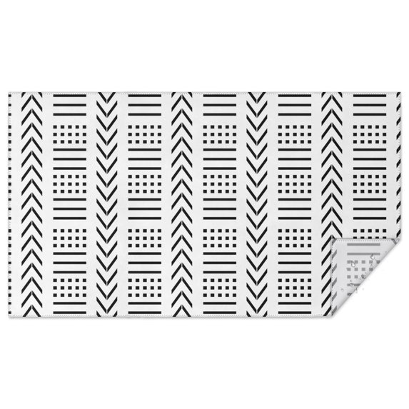 Rectangle Waterproof Tablecloth 60×102 Inch, Bohemia Style Reusable Indoor/Outdoor Durable Table Cover for Party Kitchen Dinner Room Decor