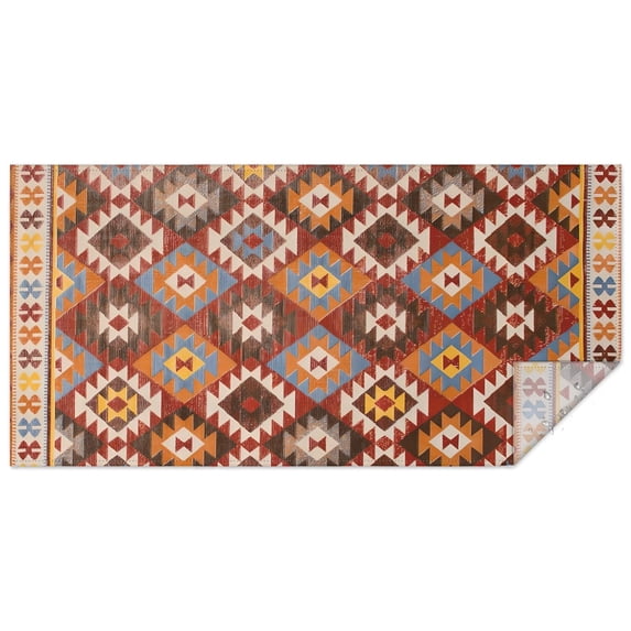Rectangle Waterproof Tablecloth 60×120 Inch, Diamond Pattern Reusable Indoor/Outdoor Durable Table Cover for Party Kitchen Dinner Room Decor