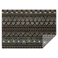 thumbnail image 1 of Rectangle Waterproof Tablecloth 60×84 Inch, Black Strip Boho Reusable Indoor/Outdoor Durable Table Cover for Party Kitchen Dinner Room Decor, 1 of 3