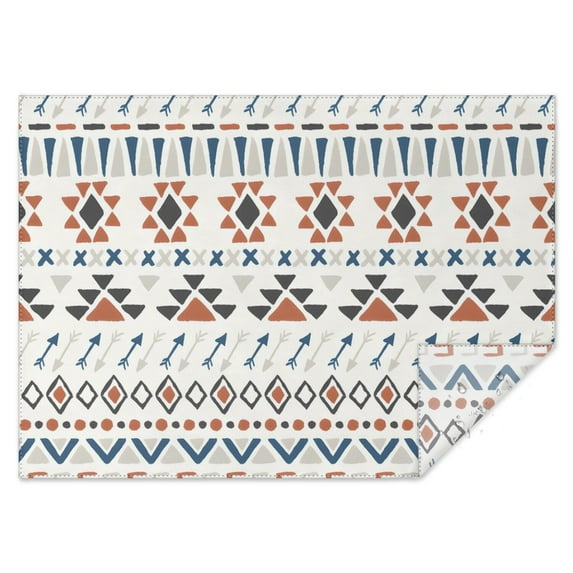 Rectangle Waterproof Tablecloth 60×84 Inch,Bohemian Style Reusable Indoor/Outdoor Durable Table Cover for Party Kitchen Dinner Room Decor