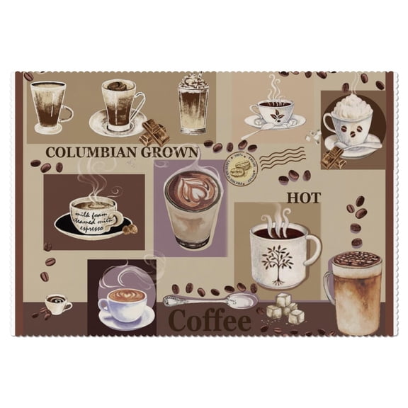 Rectangle Coffee Tablecloth -Linen Fabric Table Cloth - Washable Reusable Table Cover with Dust-Proof Wrinkle Resistant for Restaurant, Picnic, Indoor and Outdoor Dining 60 Inch X 84 Inch