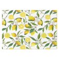 thumbnail image 1 of Rectangle Waterproof Lemon Tablecloth Reusable Washable Weight Fabric Table Covers for Restaurant,Picnic,Indoor and Outdoor Dining 60 Inch X 84 Inch, 1 of 5
