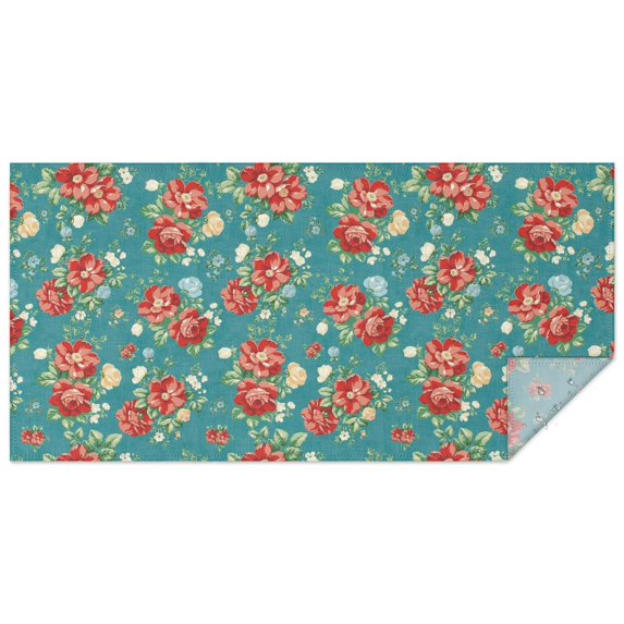 Rectangle Waterproof Tablecloth Pioneer Floral Reusable Indoor/Outdoor Durable Table Cover for Kitchen and Dining Room 60 Inch X 120 Inch