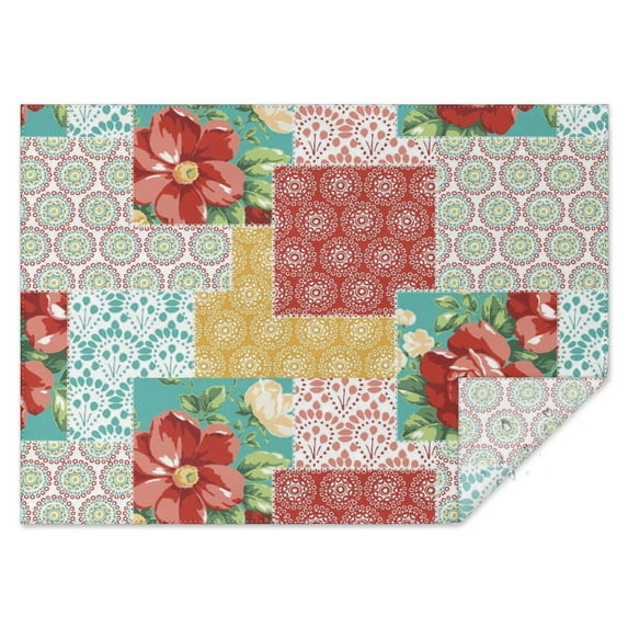 Rectangle Waterproof Tablecloth Pioneer Reusable Indoor/Outdoor Durable Table Cover for Kitchen and Dining Room 60 Inch X 84 Inch