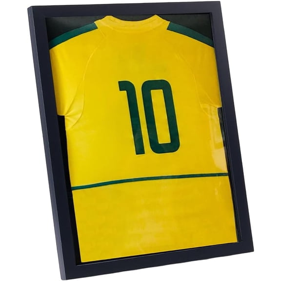 Rectangle Wood Acrylic Cloth Storage Frames Display Cases with Visible Window Black 43.5x33.5x1.9cm for DIY