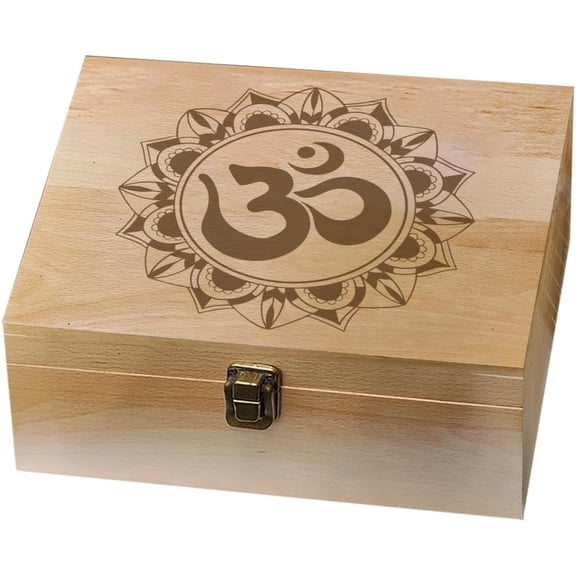 Rectangle Wooden Memory Keepsake Boxes with Lids for Anniversary Wedding Memory Birthday Valentines Day Symbol 24.5x19.5x10.3cm