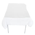 thumbnail image 1 of Rectangle Woven Table Cloth, 110-Inch x 56-Inch - White, 1 of 4