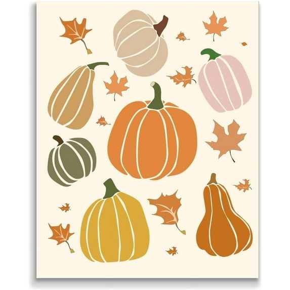 Rectangle with Face Pattern Paper Gift Wrapping Paper Pumpkin 255x205x0.50mm