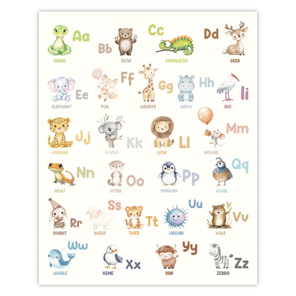 Rectangle with Face Pattern Paper Party Decoration Letter 350x280mm for DIY