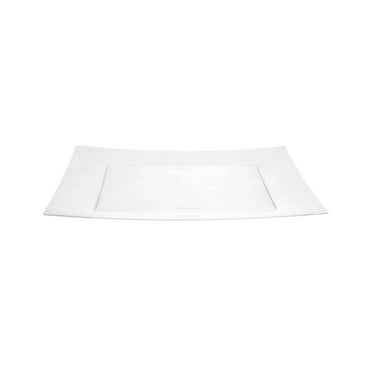 Rectangles 9x13" Clear Tray Serveware – Disposable, Durable, and Elegant, Disposable Party Plates for Birthdays, BBQs, Picnics & Events (1)