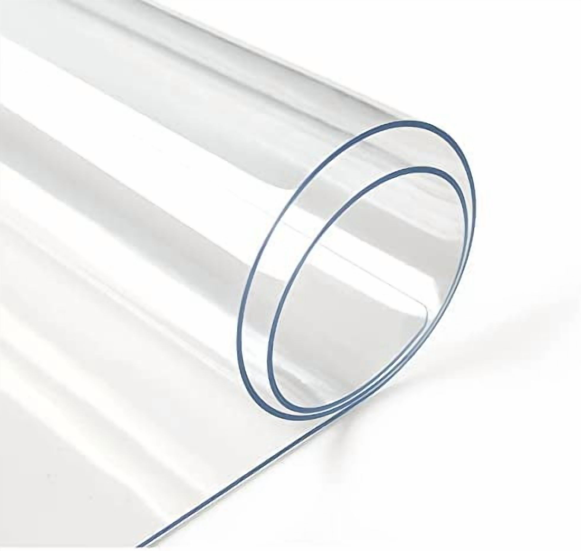 Writing Tablecloth Rectangular 1.5mm Clear Tablecloth, 16 x 42 Inch, Plastic PVC Vinyl ...