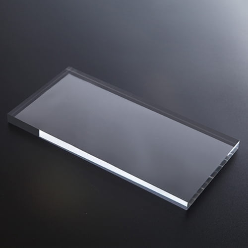 Rectangular 19.5x9.4x1cm Transparent Acrylic Geometric Photo Props Photography Background Plate