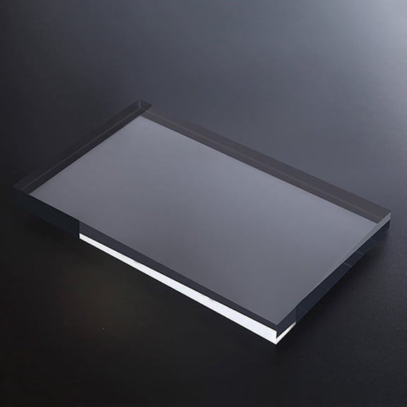 Rectangular 20x12x1.5cm Transparent Acrylic Geometric Photo Props Photography Background Plate Rectangular 20x12x1.5cm