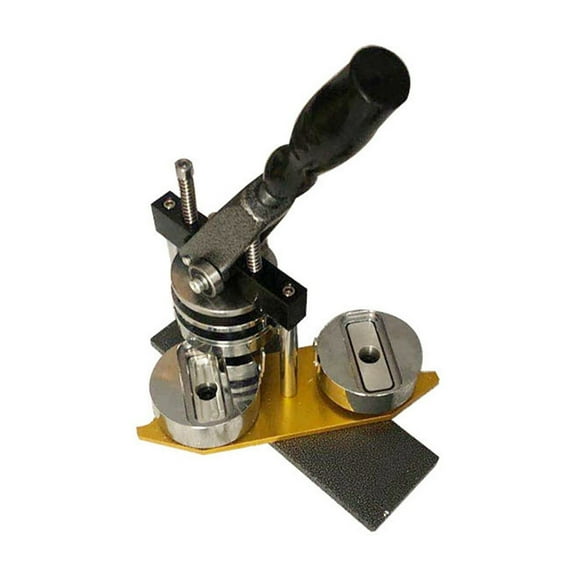 Rectangular 68*24mm Aluminum Alloy Rotating Badge Machine Kit , Integrated Machine Badge Press Machine