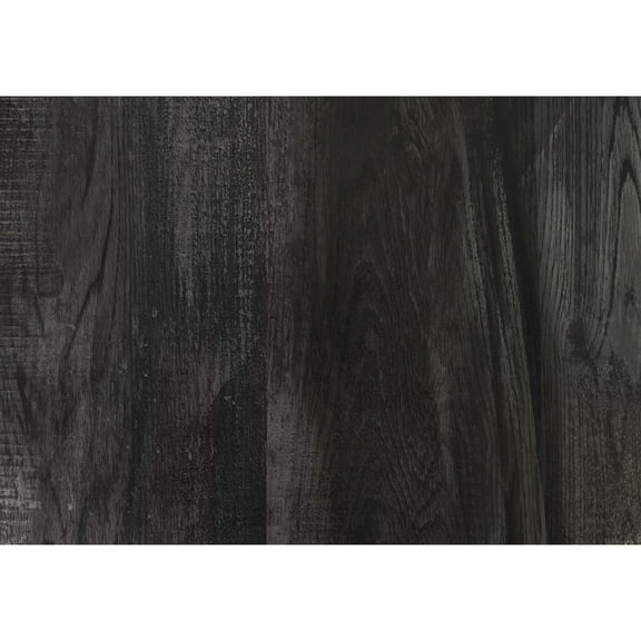 Rectangular Accent Table For Bedroom - Black Reclaimed Wood-look Finish, Fixed Shelf, Style Living Room & Entryway Modern Console Metal , Wide Tabletop With Design