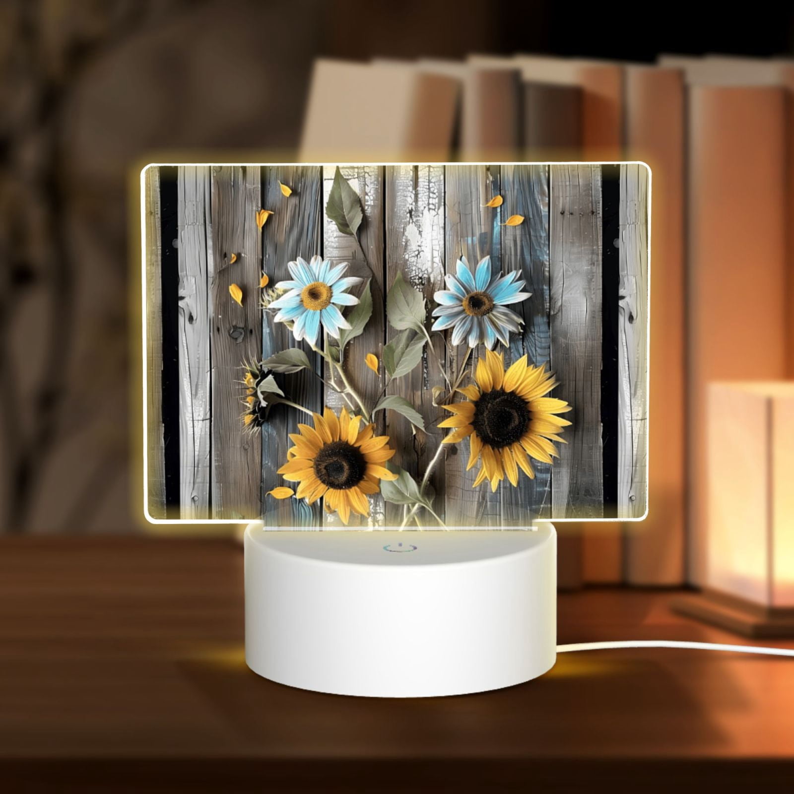 Rectangular Acrylic Lamp 5.9in5.9in L...