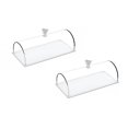 thumbnail image 1 of Rectangular Acrylic Tray and Cake Dome, 11 Inches Long, Set of 2, 1 of 3