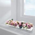 thumbnail image 1 of Rectangular Acrylic Vase Acrylic Flower Arranger Clear Acrylic Flower Vase Floral Centerpiece For Dining Table Floral Arrangements Decorative Vase For Home Wedd, 1 of 6