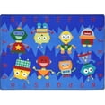 thumbnail image 1 of Rectangular Alphabet Tiles Rug, 1 of 1