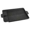 thumbnail image 1 of Rectangular Aluminum Grill Pan With Maifanite Coating Oil Drip Tray And Warming Zone For Stovetop, 1 of 8