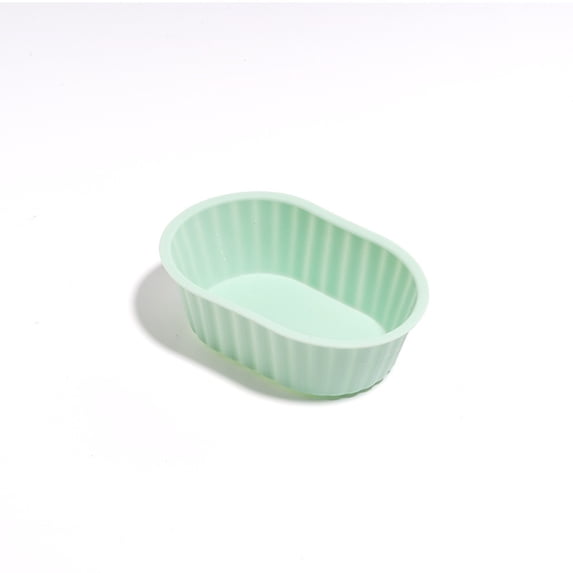Rectangular Baking Cups Non-Stick Paper Cake Liners for Muffins Cupcakes Baking Supplies for Parties Home Kitchen Green