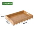 thumbnail image 1 of Rectangular Bamboo Tea Tray Solid Wood Home Kung Fu Tea Set, 1 of 6