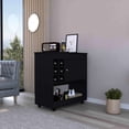 thumbnail image 1 of Rectangular Bar Cart with 4 Wheels and Wine Racks / For Dining Room Settings, 1 of 4
