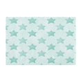 thumbnail image 1 of Rectangular Bath Rug Non Slip Absorbent Rug 16x24in Bathroom Mat Light Sea Blue Pattern, 1 of 4