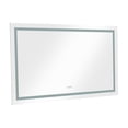 thumbnail image 1 of Rectangular Bathroom Mirror Wall Mirror With 3 Color Lights 72x30 Inch Bathroom VanityMirror Farmhouse Aluminium Mirror, 1 of 8