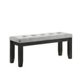 thumbnail image 1 of Rectangular Bench | Contemporary Look for Dining Areas | Wheat Charcoal Finish on Legs | Simple to Install, 1 of 2