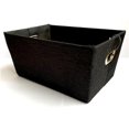 thumbnail image 1 of Rectangular Black Fabric with Matching Fabric Liner Basket, 1 of 1